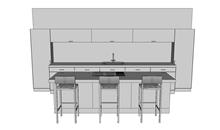 עיצוב מטבח דגם מילניום מטבחי יגל