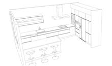 מטבחי יגל תכנון מטבח דגם ליין